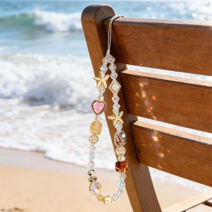 Beaded Camera Wrist Strap Cute Digital Camera Charm Lanyard, Phone Wristlet Charms, Beaded Camera Chain for Bag - Image 8
