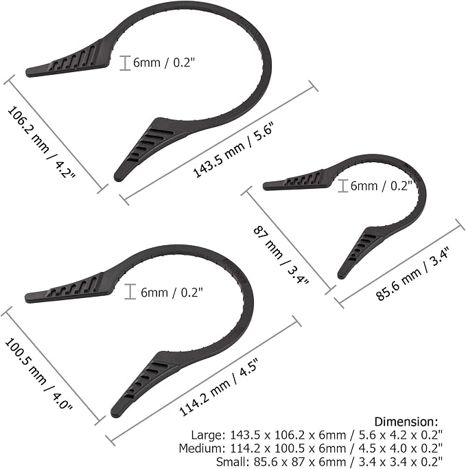 PROfezzion Camera Lens Filter Wrench Kit for ND UV CPL Filter, 3-Pack | Lens Filter Removal Tool for 37-52mm, 55-72mm, 77-95mm Filter, Durable and Universal for All Lens Filter from 37mm-95mm - Image 7