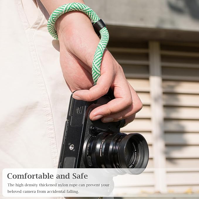 VOVMOEYA Rope Camera Wrist Strap,Camera Hand Strap Compatible with A6400 A6000 A7 IV,for Fujifilm X100V for Nikon Zf Z30 for Canon EOS R6 R7 R8 R10 Camera Wrist Straps for dslr - Image 3