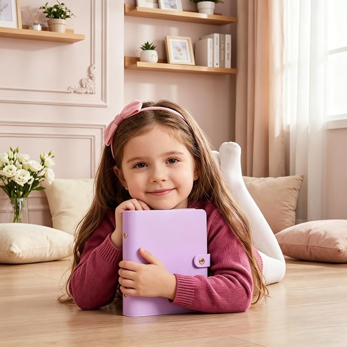 320-Pocket Photo Album for Polaroid 2x3" & Instax Mini Photos Purple | Gift-Ready Packaging, Beautiful Photo Book, Safely Keep Your Wedding-Anniversary-Birthday-Travel Memories or Mini Cards - Image 2