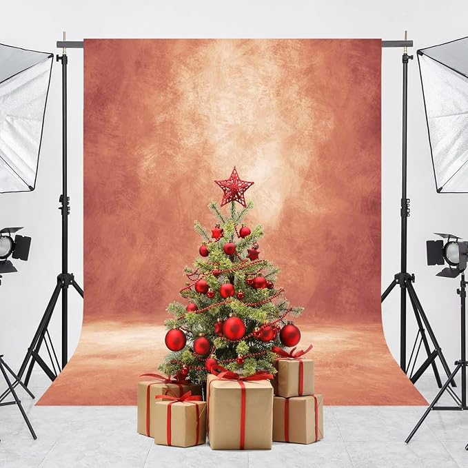 Abstract Photography Backdrop for Photoshoot 6x8ft,Brick Red,No Stand | Professional,Polyester Fabric,Roller Pocket on Top,Vintage Portrait Photo Props Booth Background,Photoshoot Studio - Image 4