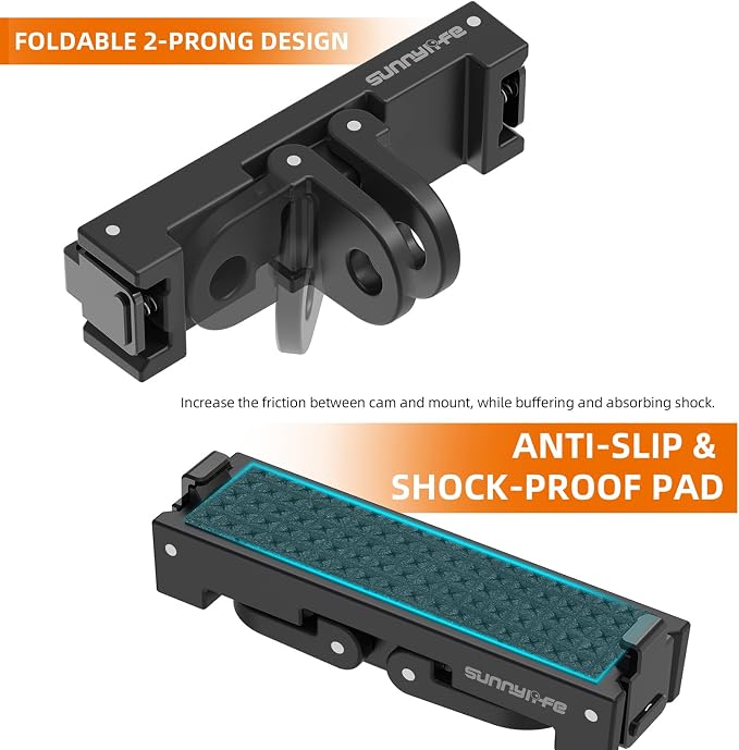 Magnetic Quick-Release Mount for Insta 360 Go 3s Accessories | Aluminum Alloy Camera Mount Adapter With 1/4" Threaded Port For Tripods & Selfie Sticks, Vlogging - Image 8