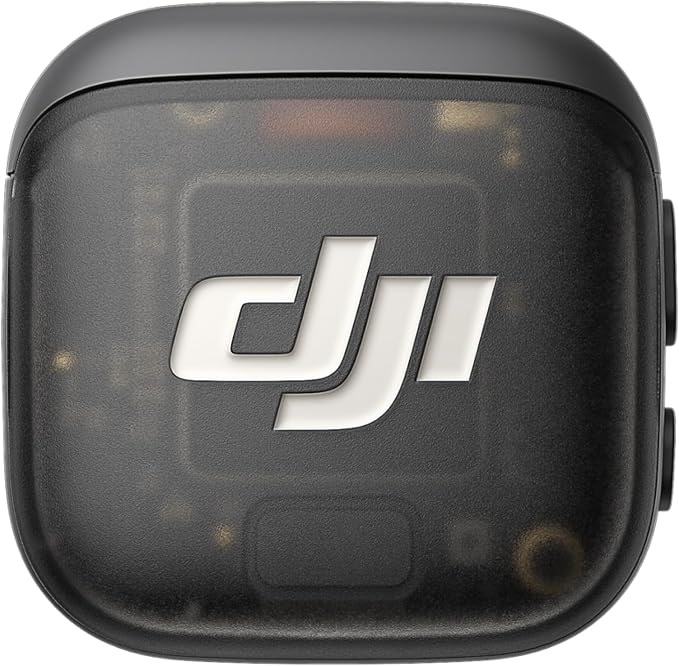 DJI Mic 3 Transmitter, Wireless Mini Mic for iPhone/Camera/Android | Lightweight & Intuitive, Lavalier Microphone, 32-bit Float, Integrated Timecode, Vlog, Interview, Streaming by Unknown