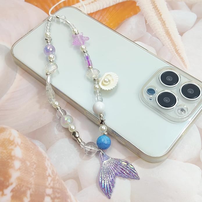 cioatu Phone Charms Cute Cherry Butterfly Cell Phone Lanyard Strap Wrist Strap for Bag Airpods Camera Pendants Decor - Image 5