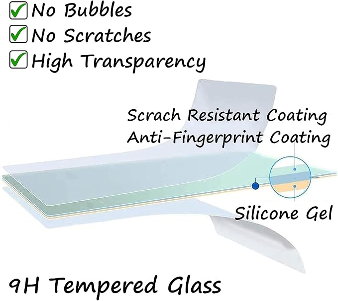 PCTC 3 Packs Screen Protector Accessories for Sony A6400/A6100/A6000, 9H | Compatible with A6600/A6300/A5000/Nex-7/NEX-6/NEX-5, 0.3mm tempered glass, 9H hardness, scratch-resistant, bubble-free - Image 7
