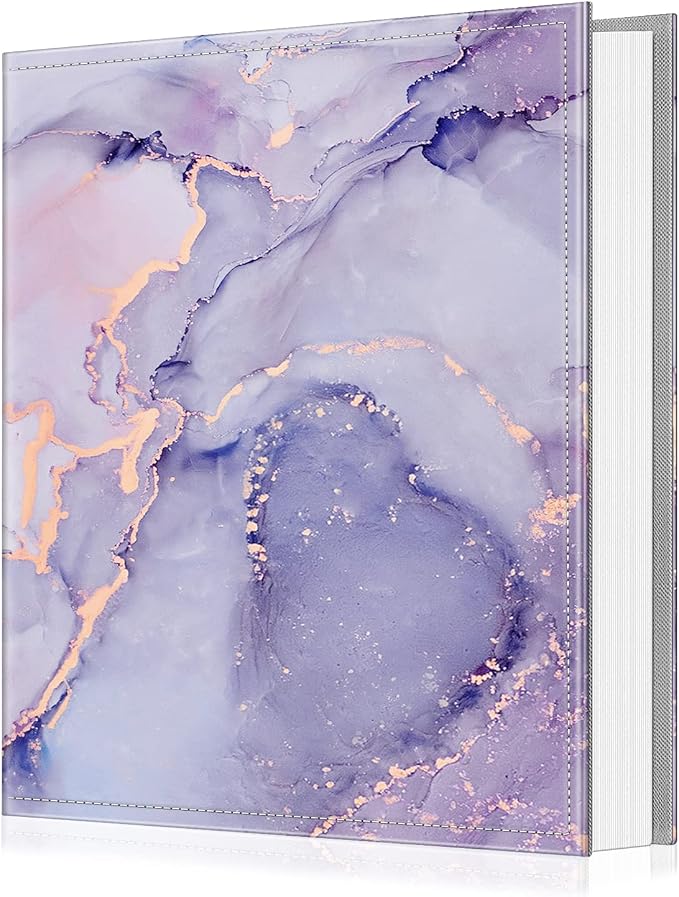 Fintie Photo Album 4x6 Photos - 300 Pockets Large Capacity Albums Book | Vegan Leather Cover, 4X6 Picture Keepsakes, Family/Wedding/Travel Memory Book, Baby/Kids/Boys/Girls Gift, Lilac Marble - Image 9