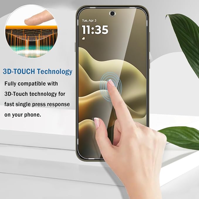2+2 Pack for Motorola Edge 2026 Screen Protector with Camera Lens Protector,Full Coverage 9H Tempered Glass Film,HD Clear Scratch Resistant,Bubble-Free for Moto Edge 2026 Screen Protector - Image 5