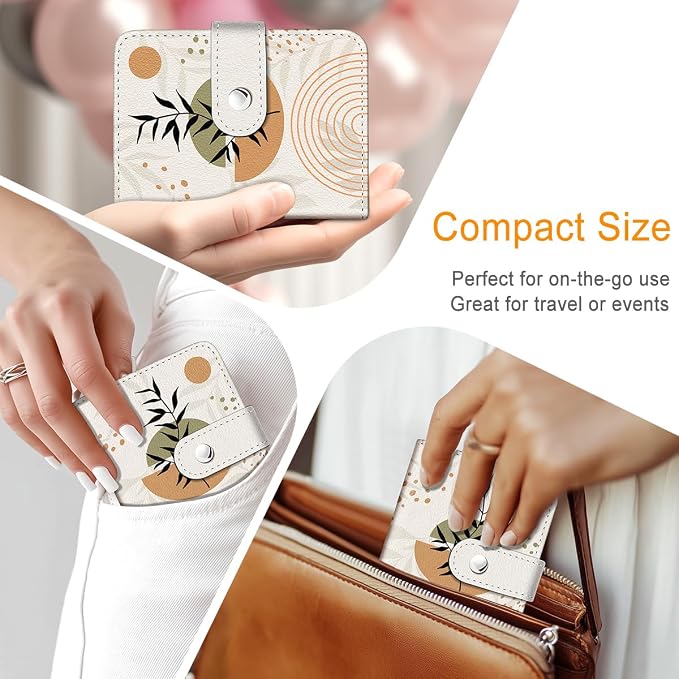 Boho Bohemia Small Photos Album for 2x3 Inch Films, 56 Pockets | Mini Cute Picture Book, Wallet Size, for Polaroid Fujifilm Instax Mini Instant Camera Printer, Kpop Photocard Binder Holders - Image 6