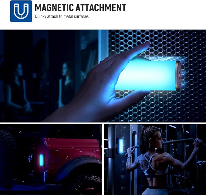 NEEWER Pro Magnetic Handheld Light Wand with APP DMX Control/Custom Effects/Light Group, 360° Full RGB, 2600mAh 2500~10000K Dimmable LED Lighting CRI97 17 Scenes for Video Recording Streaming, TL98C - Image 8