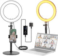 NEEWER 12" 24W High Power Desk Ring Light with Stand/Phone Holder, LED Selfie Video Conference Lighting for iPhone Streaming Makeup Vlog Recording Laptop Computer Webcam Zoom Call Podcast, RH12B by Neewer