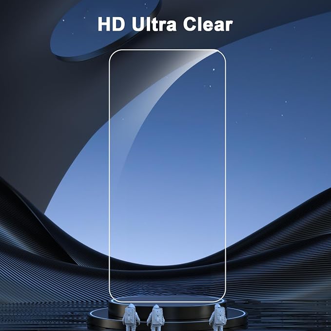 SIBEITU 3+3 Pack Screen Protector for iPhone 16 Pro 6.3 Inch Tempered Glass | 3 Pack Screen + 3 Pack Camera Lens Protector, 6.3 Inch HD Clear 9H Hardness, Scratch Resistant, Case Friendly - Image 6
