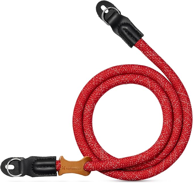 K&F CONCEPT Camera Neck Strap,100cm Camera Shoulder Strap | Nylon Rope, with O-ring for DSLR Camera, for Street Photography, BJ01 by KFCONCEPT
