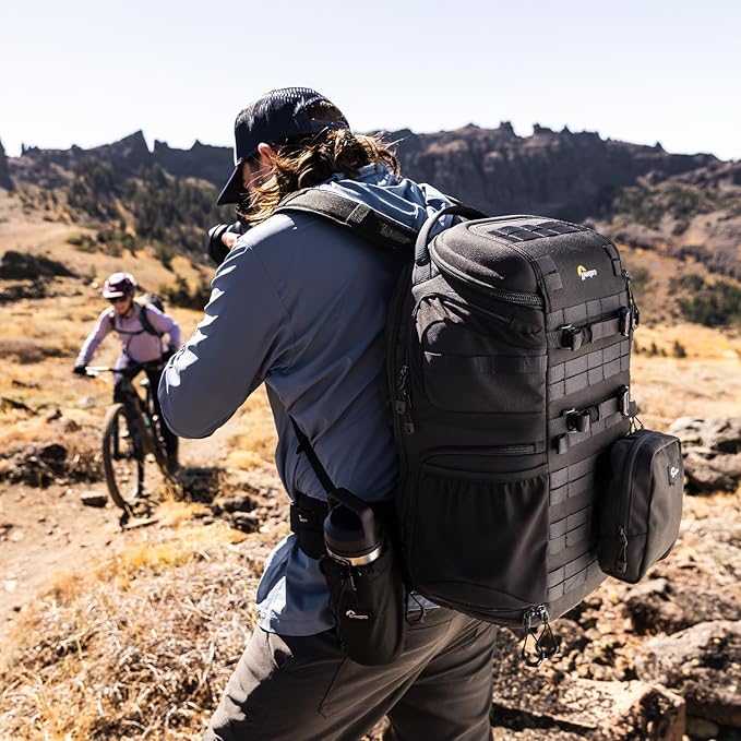 Lowepro ProTactic BP 350 AW III Camera Backpack, 4-point Access, Professional Camera Bag, DSLR/Drones/Mirrorless, Up to 14" Laptop, Rain Cover, for Photographer,Videographer, Volume 17L - Image 8