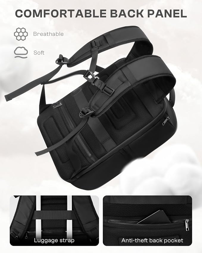 Camera Backpack, DSLR SLR Camera Bag for Photographers Compatible with Sony/Canon/Nikon/DJI Mavic Drone, Waterproof Rain Cover Photography Backpack, Tripod Holder Camera Case Fits 16 Inch Laptop - Image 8