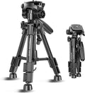 CAMBOFOTO 30"-Camera-Tripod, Porfessional Aluminum Heavy Duty Tripod Stand for Mirrorless Camera/DSLR/Cell Phone/Camcorder, with Holder and Travel Bag (Weight 1.5Lb, Max Load 15 Lb) | Heavy Duty Tripod for Mirrorless Camera/DSLR/Camcorder, with Holder ... by CAMBOFOTO