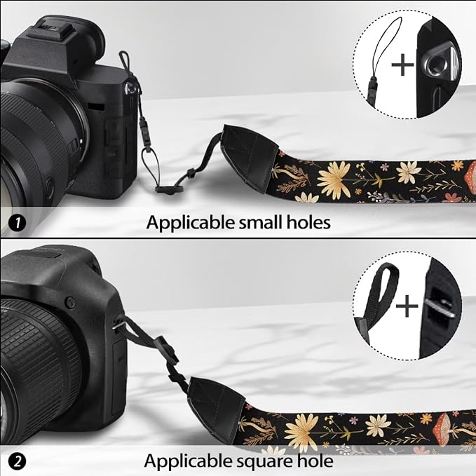 Coldinair Black Adjustable Camera Strap Universal Neck & Shoulder Soft Padded Strap for All DSLR Cameras,Binoculars - Image 5