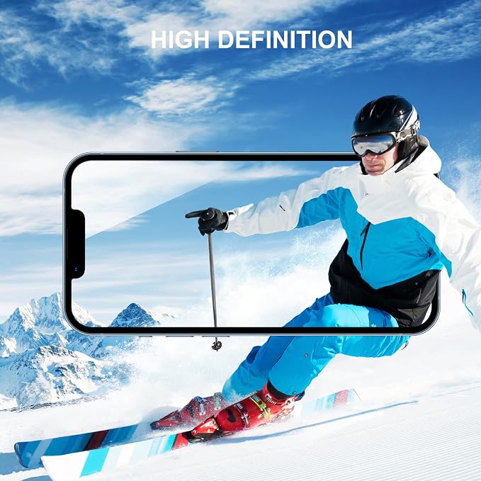 SIBEITU 3+3 Pack Screen Protector + Camera Lens Protector for iPhone 14 Pro | 6.1 Inch HD 9H Hardness Tempered Glass Film, Scratch Resistant, Sensor Protection, Case Friendly, High Response, Bubble Free - Image 4