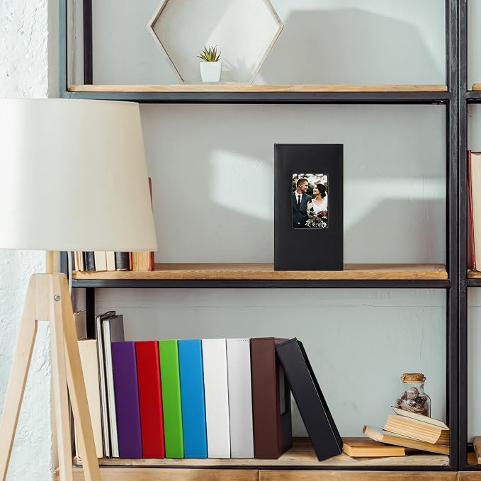 Vienrose Photo Album 4x6 Holds 300 Photos, PU Leather Cover Picture Book with 300 Horizontal Pockets, Slip-in Photo Album for Wedding, Baby Memories, Family, Acid-Free Photo Storage Gift, Blue - Image 6