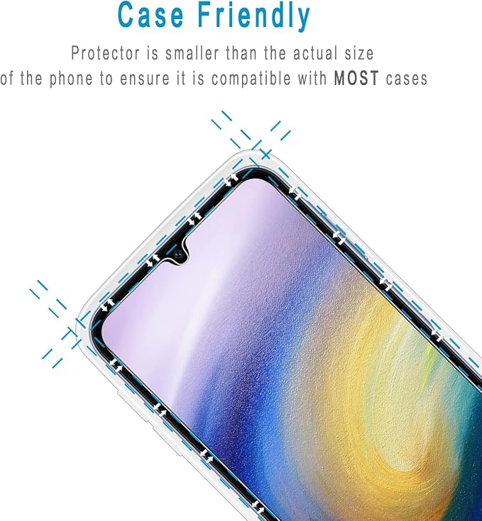 2+2 Pack Privacy Screen Protector for Samsung Galaxy A17 5G | Anti Spy Tempered Glass, with Camera Lens Protector, Anti Scratch, Bubble Free - Image 5