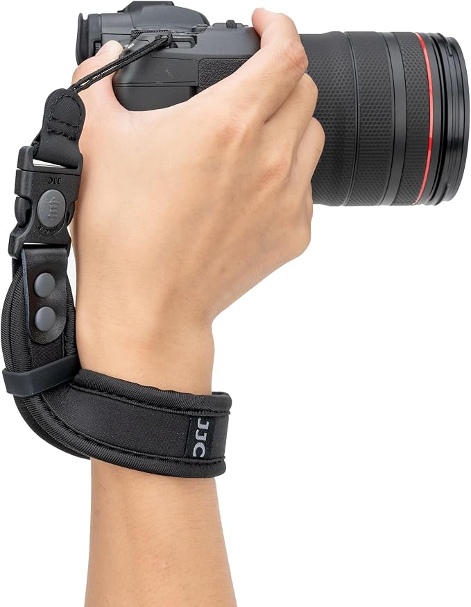 JJC Camera Hand Strap Wrist Strap for Canon EOS R50 Nikon Z6 II Z7 II Z50 | Updated Soft Strap for Sony A6000 A6100 A6300 A6400 A6500 A6600 A6700 A7RVI A7RV A7RIV A7V A7IV & More DSLR Mirrorless Camera by JJC