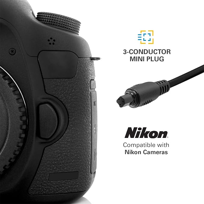 Polaroid Shutter Release Timer Remote Control For Nikon D90, D3100, D3200, D3300, D5000, D5100, D5200, D5300, D7000, D7100, D750, DF, D600, D610, P7700, P7800 Digital SLR Cameras - Image 2