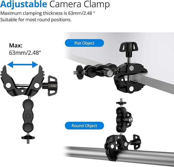 25.6" Camera Tripod Umbrella with Super Clamp for Mirrorless Camera Xbotgo | 360° Adjustable,Weather Guard Umbrella Sunshade,for Canon Nikon Sony Fujifilm Xbotgo Falcon Cameras Outdoor Photographing - Image 6
