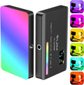 VIJIM VL120 RGB Video Light Portable LED Camera Light Panel 0-360Full Color | CRI 95+ 2500-9000K LED 3100mAh Rechargeable DSLR Lighting for Vlogging, Photography, Video Conference by PICTRON
