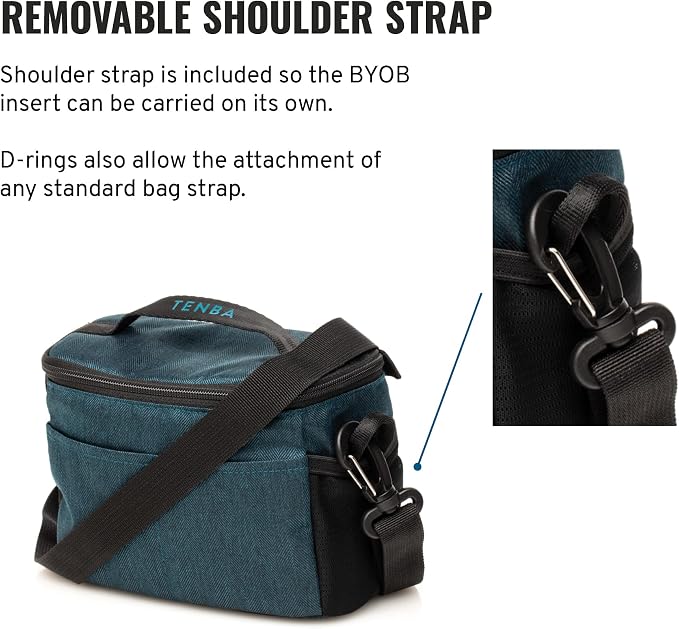 Tenba BYOB 7 Camera Insert - Turns any bag into a camera bag for DSLR and Mirrorless cameras and lenses – Blue (636-627) - Image 4