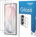2+2 Pack for Samsung Galaxy Z Fold 8 Ultra Screen Protector with Camera Lens Protector,Full Coverage 9H Tempered Glass Film,HD Clear Scratch Resistant,Bubble-Free for Galaxy Z Fold8 Ultra Screen Protector by Natbok