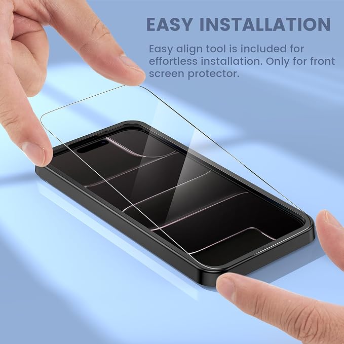 Maxdara for iPhone Air Screen Protector (6.5 inches) | iPhone Air Back Screen Protector and Front Screen Protector with Camera Protector [2+2+2 Pack] - Image 7