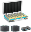 JJC 18650 Battery Case, Shockproof & Water-resistant Battery Storage Holder for 6 x 18650 Battery, PC Shell Easy to Carry | Compact Battery Storage Case Organizer for 6 x 18650 Battery, PC Shell Easy to Carry, Ergonomic Locking System by JJC