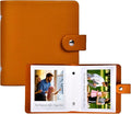 Ruibytree Small Photo Album for Polaroid 600, i-Type & SX-70 Film, Brown | Compact Design, PU Leather Cover, Snap Closure, Acid-Free Pages, 52 Side-Loading Pockets Fits 3.5x4.25 Inch Instant Photos by 2x3PhotoAlbum4x6PhotoAlbum35x425PhotoAlbumGoPhotoAlbum85x11VinylStickerPaper