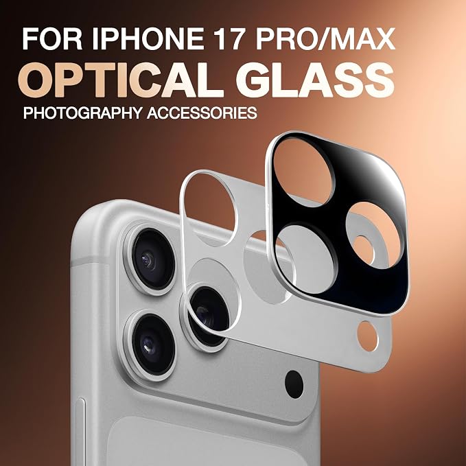 MagFilter Lens Filter Kit for iPhone 17 Pro/Max, 2-in-1 CPL, ND32 & Black Mist Photography Set, Premium Optical Glass, Cinematic Content Creation, Silver (17 Pro Max Lens Filter, Black Mist Silver) - Image 2