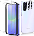 for Samsung Galaxy A36 5G Screen Protector & Camera Lens Protector | 2+2 Pack, Ultra HD Tempered Glass, Case Friendly, Anti-Fingerprint, Anti-Scratch, Bubble Free, with Easy Installation Frame by RXNMH