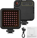 Mini IR Night Vision Light Infrared Photography Light for Video Camera Camcorder Built-in Rechargeable Battery with 3 Cold Shoe Mount for Vlog YouTube Video Recording by Camnoon