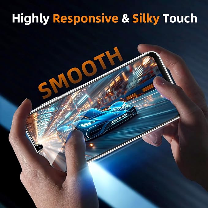 for Samsung Galaxy A17 5G / 4G Privacy Screen Protector Anti-Spy | 2+2 Pack, , 9H Tempered Glass Film, Anti-Scratch, Case Friendly, Easy Installation Bubble Free, with Camera Lens Protector - Image 5