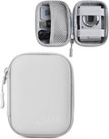 Digital Camera Case for KODAK PIXPRO FZ55/FZ45, Case Only, Matte Gray | Fits CAMKORY DC403 and Canon PowerShot ELPH 360 HS Compact Digital Cameras, Small Hard Shell Camera Pouch with Mesh Pocket by Linpr