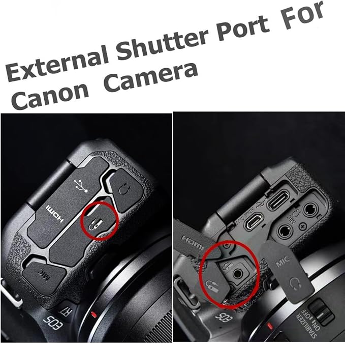 Shutter Release Cable Wired Remote Switch Cord Replacement RS-60E3 for Canon Rebel R6,R7,R8,R10,EOS RP,M5,M6, M6I1,77D,70D,80D,90D,750D, G1XIII,G3X,G5X,800D,SX50HS,SX60HS,200D,200DII - Image 6