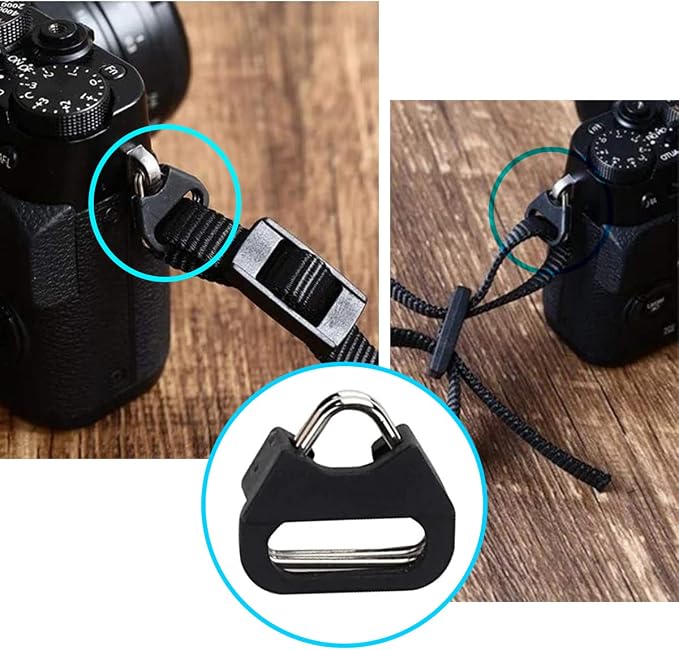 Camera Quick Release Strap Adjustable Quick Release Buckles for Nikon DSLR Camera Strap Quick Release QD Loops Clips Connector Buckle Connect Adapter to Lug Split Rings Adaptor Camera Neck Strap - Image 4
