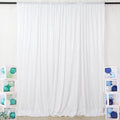 Poise3EHome 8FT x 8FT White Sequin Photography Backdrop Curtain for Party Decoration, White by Poise3EHome