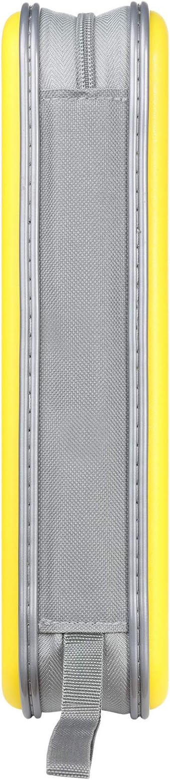 alavisxf xx CD Case, 96 Capacity Hard Plastic Organizer Wallet for Car | CD DVD Holder, Portable Hand Strap, Zipper Closure, Anti-Slip Scratch-Resistant Sleeves, Disc Storage, for Home Office Travel - Image 6