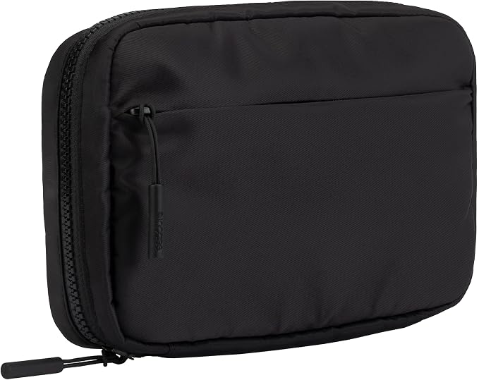 Incase Nylon Accessory and Electronics Organizer Bag - Small Travel Pouch for Cords, Gadgets, Accessories, Compact Tech Bag with Faux-Fur Padded Compartment by Incase