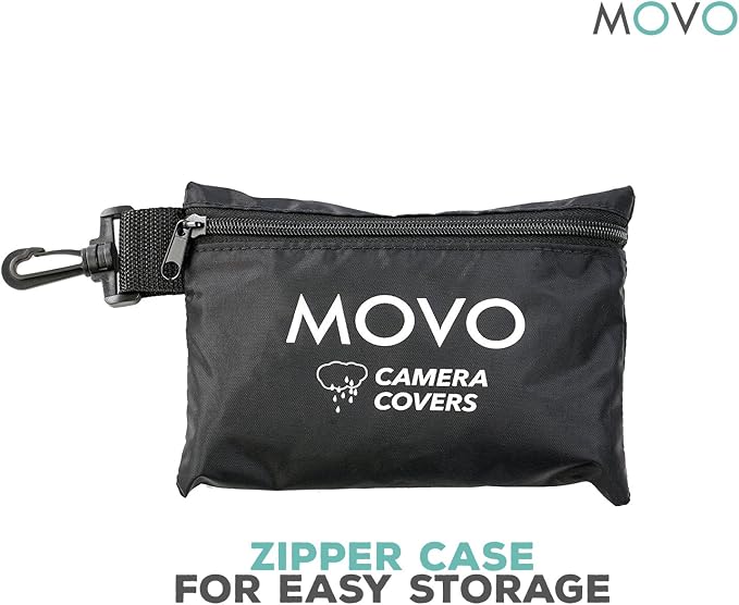 Movo CRC17 Storm Raincover Protector for DSLR Cameras, Lenses, Photographic Equipment (Small Size: 17 x 14.5) - Image 6