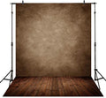 Allenjoy 8x12ft Soft Retro Abstract Brown Wall with Wood Floor Backdrop for Kids Photography Baby Newborn Cake Smash Photo Shoot Background Photographer Props by Allenjoy