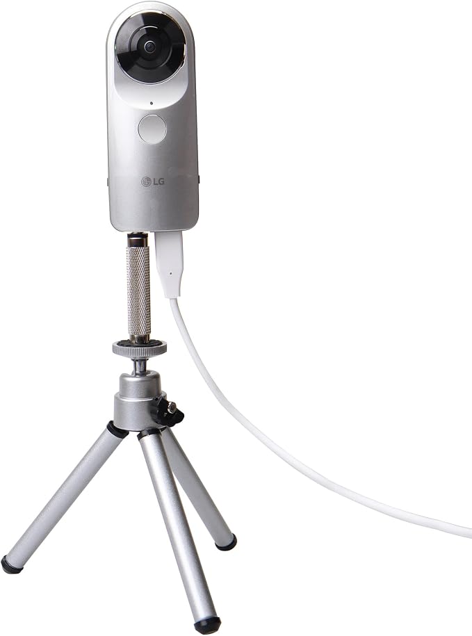1/4 Tripod Expansion Screw Adapter for Ricoh Theta X 360& S& SC & SC2 & V & Z1 & Insta360 ONE R & X Any Other Cameras with 1/4 ScrewPanoramic Camera to Enable The USB Terminal/HDMI (2.24inches) - Image 6
