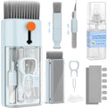 Keyboard Cleaner Laptop Cleaning Kit - 12 in 1 Computer Tech Cleaning Brush, Electronic Screen Cleaner with Multi-Function Cleaning Pen for MacBook, Tablet, iPhone, Earbuds, Camera, Lens | Includes Screen Spray, Microfiber Wipe, Tech Brush, Works on Ai... by CleaniKu