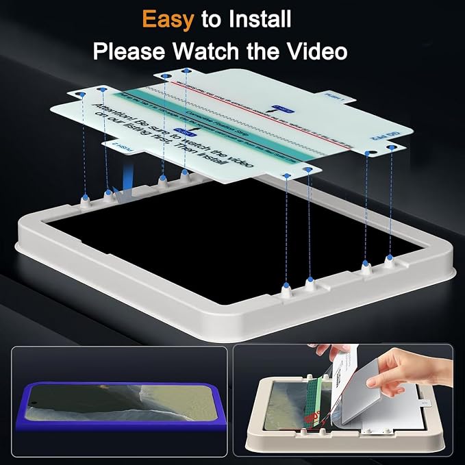 Ferilinso 2 Pack Inside Screen Protector for Google Pixel 11 Pro Fold | 9H+ Tempered Glass, Back&Canera Lens Protectors, Military-Grade Shatterproof, Case Friendly, Easy Installation Bubble Free - Image 4