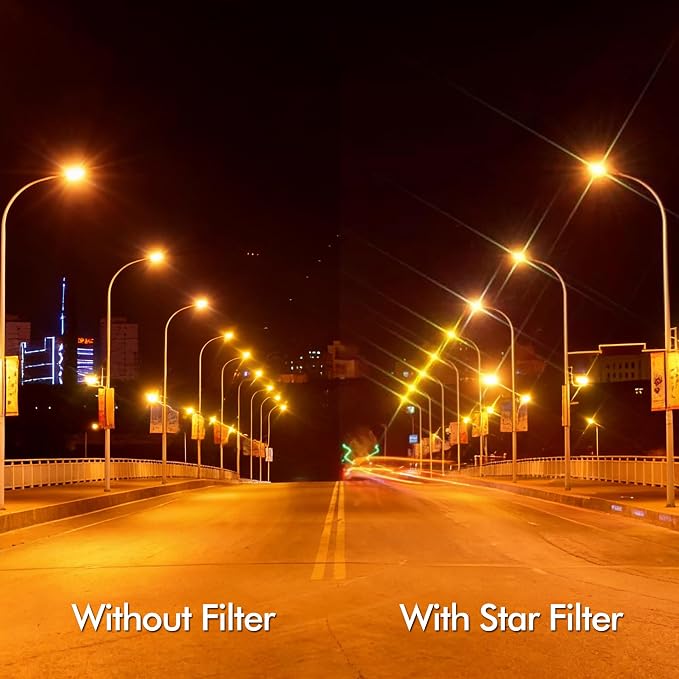 Star Filter 6 Points Starburst for iPhone 17 Pro/PRO MAX,Cell Phone Camera Lens Special Effects Filter (Requires GiAi Magnetic Case - Sold SEPAR) - Image 4