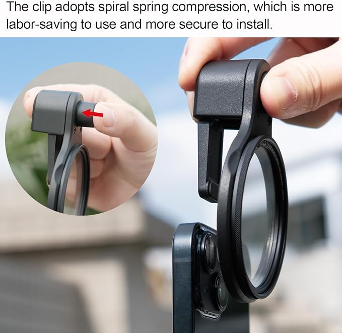 Kase 58mm Magnetic Anti-Laser Phone Camera Lens Filter for iPhone | Smartphone CMOS Sensor Laser Protection Filter Compatible with iPhone 17 16 15 14 13 12 11 Samsung Android - Image 6