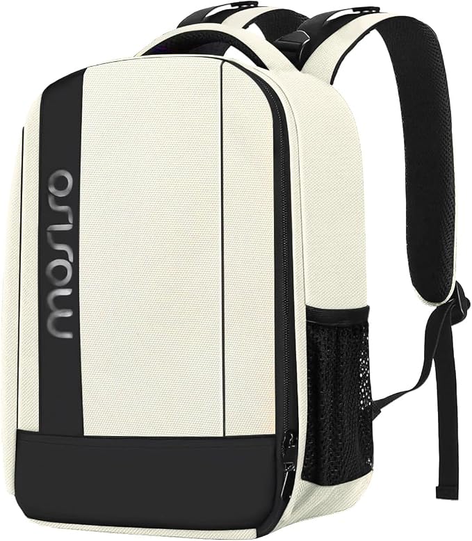 MOSISO Camera Backpack,Photography Backpack Padded Camera Bag, Beige | DSLR/SLR/Mirrorless Shockproof Camera Bag with Customized Modular Inserts&Tripod Holder Compatible with Canon,Nikon,Sony by MOSISO